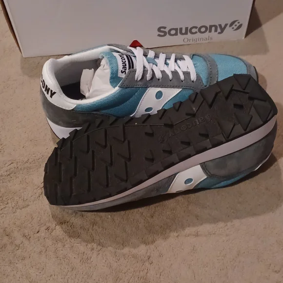 Saucony Jazz 81 Blue and Gray Sneakers - Picture 4 of 6